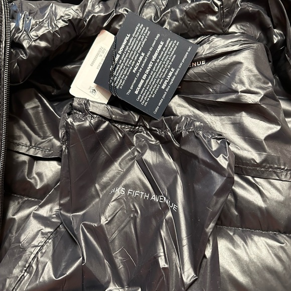 NWT Saks Fifth Avenue Puffer Jacket X Large - Picture 8 of 8